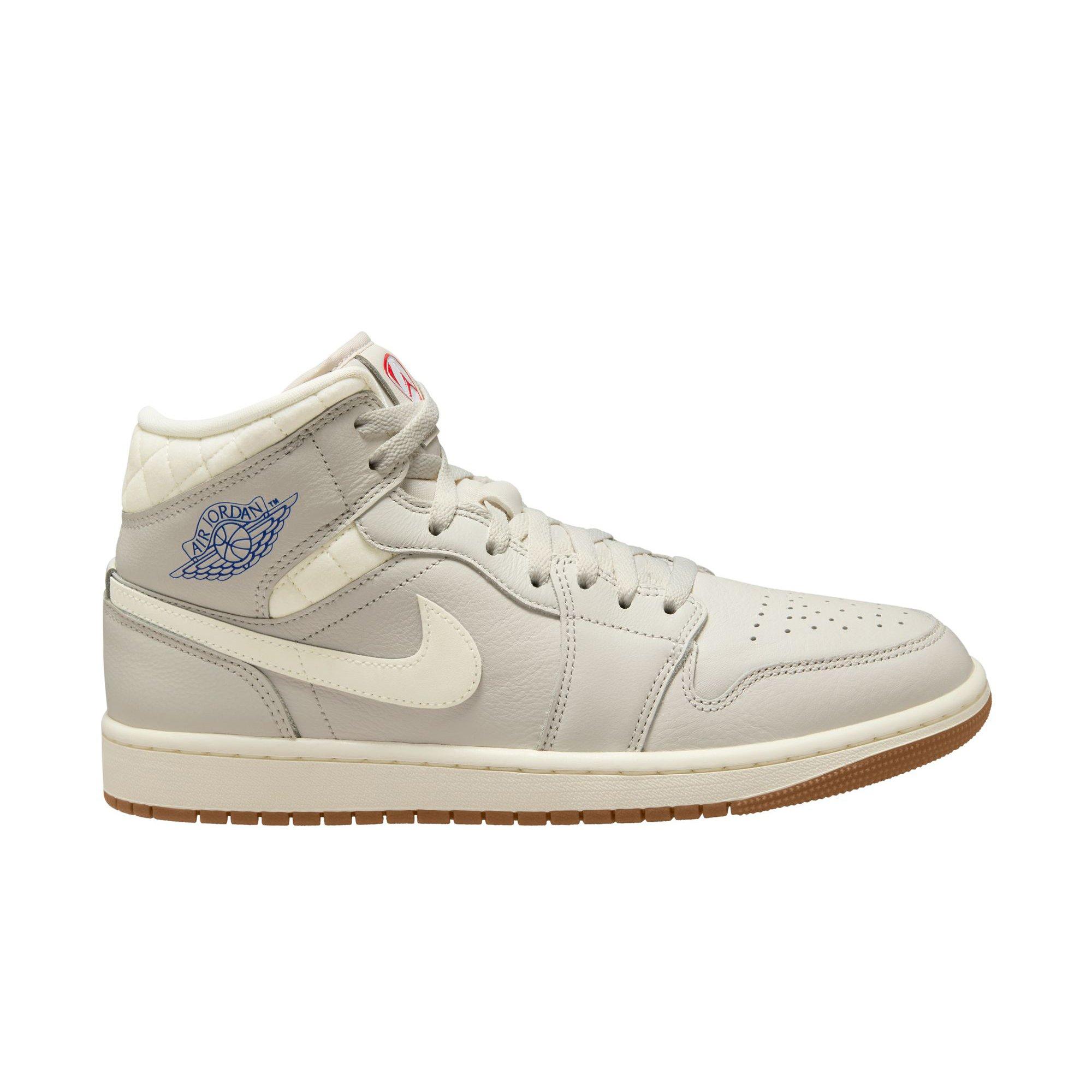 Jordan 1 Mid SE "Phantom/Sail/Gum Dark Brown" Men's Shoe - SAIL